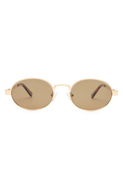 Le Specs Le Specs Poseidon Deux Oval Polarized Sunglasses