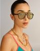 Le Specs Le Specs Tragic Magic aviator sunglasses in black and olive-Green - 3