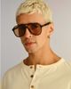 Le Specs Le Specs Tragic Magic aviator sunglasses in black with tan tint - 2
