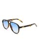 Le Specs Le Specs Tragic Magic aviator sunglasses in Tokyo blue tint - 3