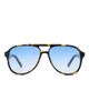 Le Specs Le Specs Tragic Magic aviator sunglasses in Tokyo blue tint - 4