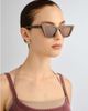 Le Specs Le Specs Veledrome cat eye sunglasses in brown - 2