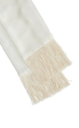 Le Sundial Le Sundial Opera Fringed Silk Scarf