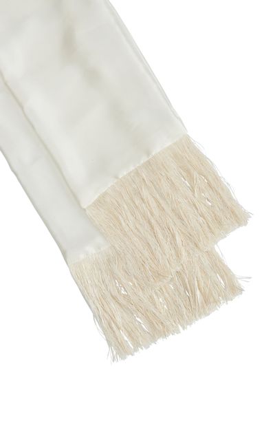 Le Sundial Le Sundial Opera Fringed Silk Scarf