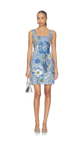 le superbe night shifter sequin dress LE SUPERBE Catch A Wave Tank Dress In Multi