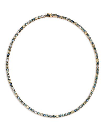 Le Vian Couture Bloomingdale's Fine Collection Montana Sapphire Ombre Necklace in 14K Yellow Gold, 24