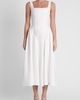 LEAU LEAU Chloe Corset Midi Dress in White, Women's at Urban Outfitters - 3