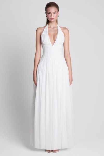 LEAU LEAU Harlowe Corset Maxi Dress