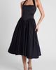 LEAU LEAU Hart Halter Corset Midi Dress in Black, Women's at Urban Outfitters - 2