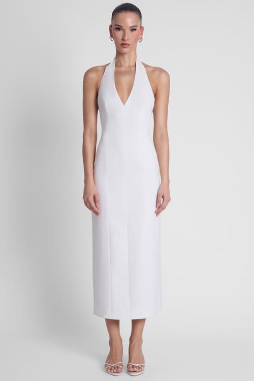LEAU LEAU Helena Halter Midi Dress