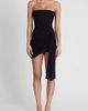LEAU LEAU Mira Mesh Corset Dress in Black, Women's at Urban Outfitters - 1