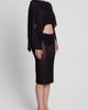 LEAU LEAU Vesper Sheer Mesh Knee Length Skirt in Black, Women's at Urban Outfitters - 3