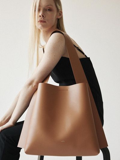 LECC PROJECT ARC Big Bucket Bag Artificial Leather _ 4Colors