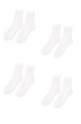 LECHERY® LECHERY® 8-Pack Glossy Sheer Everyday Knee-Highs