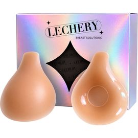 LECHERY® LECHERY® Edgestick Push Up Adhesive-Free Center Reusable Silicone Nipple Covers