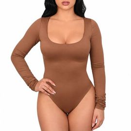 LECHERY® LECHERY® X Yahaira Bodysuit Long Sleeve Essential Double Layer