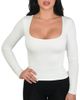 LECHERY® LECHERY® X Yahaira Essential Top Long Sleeve Scoop Neck - 1