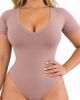 LECHERY® LECHERY® X Yahaira Happy Cami Shaper Bodysuit Short Sleeves Top - 1
