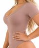 LECHERY® LECHERY® X Yahaira Happy Cami Shaper Bodysuit Short Sleeves Top - 2