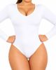 LECHERY® LECHERY® X Yahaira Happy Cami Top Shaper Bodysuit Long Sleeve Triple Tummy Layer - 1