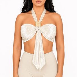 LECHERY® LECHERY® X Yahaira Multiway Convertible Velvet One-Piece Top