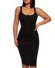 LECHERY® LECHERY® X Yahaira Perfect Black Shapping Bodycon Dress  - 1