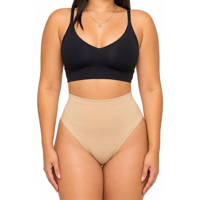 LECHERY® LECHERY® X Yahaira Thong Panty Lace Double Tummy Layer