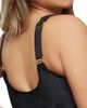 LECHERY® LECHERY® X Yahaira Velvet Jumpsuit Above The Knee Triple Tummy Layer - 4