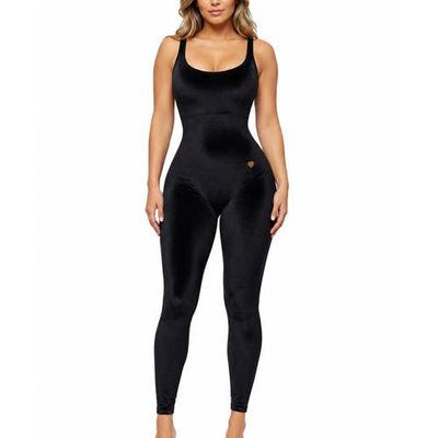 LECHERY® LECHERY® X Yahaira Velvet Jumpsuit Triple Tummy Layer