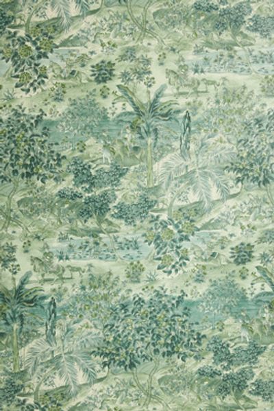 Lee Jofa Ramayana Toile Botanical Wallpaper