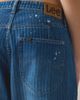 Lee Lee Button-Fly Crop High-Rise Loose Jean in Western Blue DX, Women's at Urban Outfitters - 4