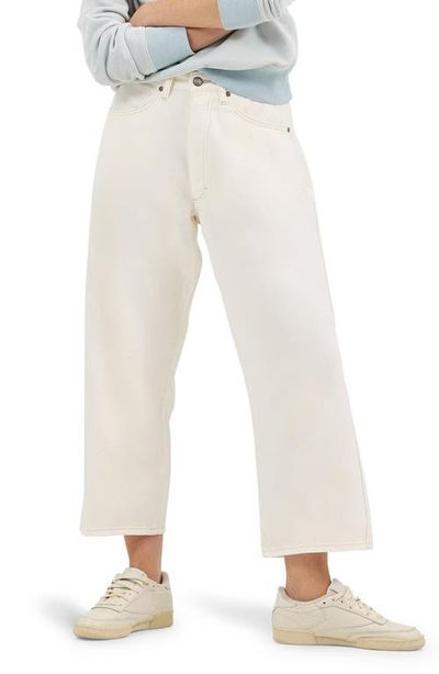 Lee Lee Button Fly Wide Leg Ankle Jeans (Fever Pitch_ 