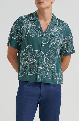 Lee Lee Embroidered Camp Shirt