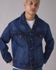 Lee Lee Essential Rider Relaxed Fit Denim Trucker Jacket in Tinted Denim, Men's at Urban Outfitters - 1