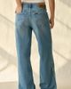 Lee Lee Lace Side Seam Low-Slung Slouch Jean in Forever Light, Women's at Urban Outfitters - 6