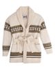 Lee Lee Patterned Belted Cardigan - 5