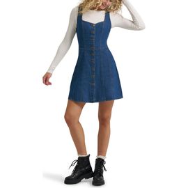 Lee Lee Seamed Denim Minidress