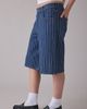 Lee Lee Sonic Speed Stripe Long Denim Short in Sonic Speed Stripe, Women's at Urban Outfitters - 3