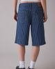 Lee Lee Sonic Speed Stripe Long Denim Short in Sonic Speed Stripe, Women's at Urban Outfitters - 5