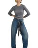 Lee Lee Upsized Rider High Waist Straight Leg Jeans - 5