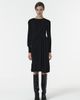 Leem Leem Knitted Dress with Scarf Detail - 1