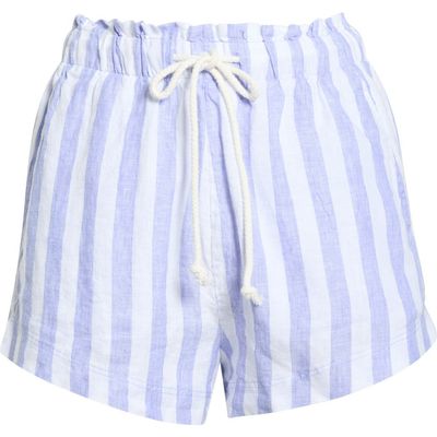 LEFT ON FRIDAY LEFT ON FRIDAY Getaway Linen Cover-Up Shorts