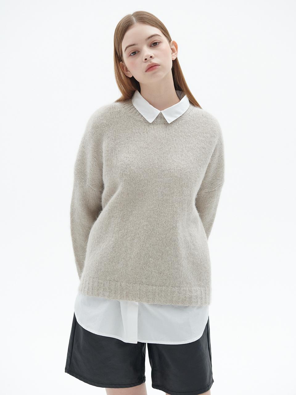 LeftSeoul A Loose Fit Knit  - LMIPU30D2BE