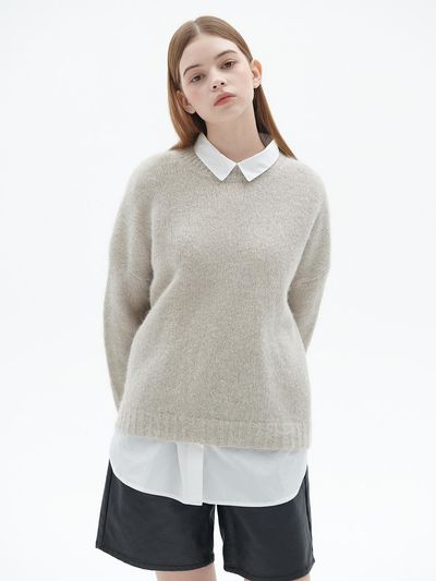 LeftSeoul A Loose Fit Knit  - LMIPU30D2BE