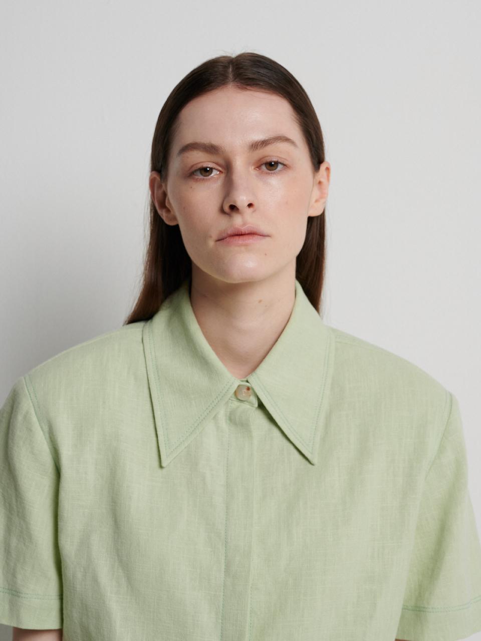 LEGERE Stitch Boxy Shirts