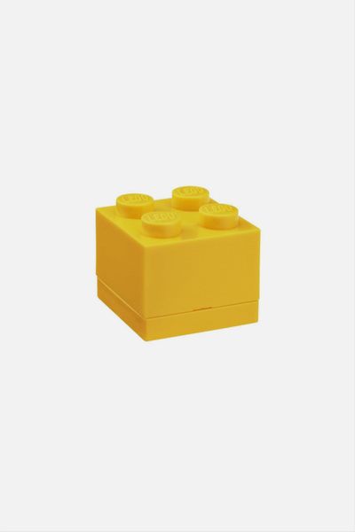 Lego LEGO Bright Yellow Mini Storage Box 4 at Urban Outfitters