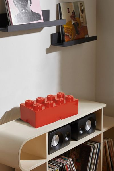 Lego LEGO Large Storage Brick 8 in Red at Urban Outfitters