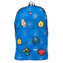 LEGO LEGO Minifigure Packable Backpack W/ 6 Patches