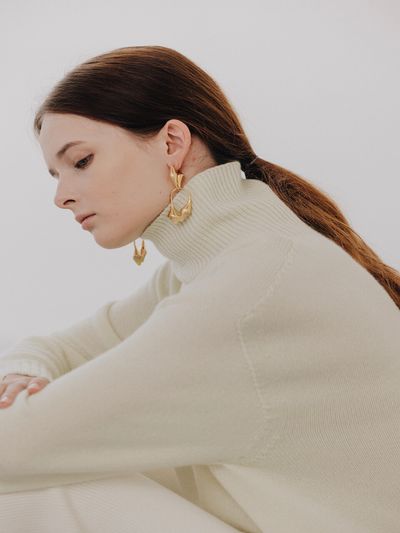 LEHEE Cashmere Knit Turtle (Yellow)