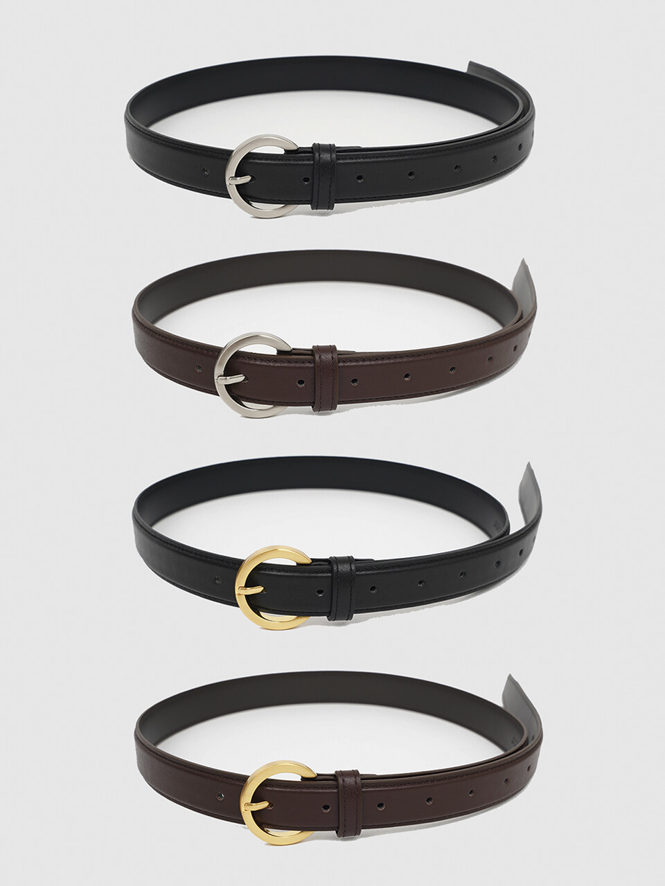 LEIE Cleven Italian Leather Belt_4 Colors
